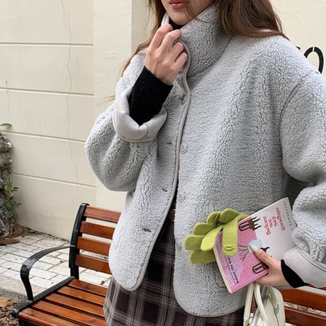 Reversible Cozy Fleece Jacket｜リバーシブルフリースジャケット（4color）　 HA1021