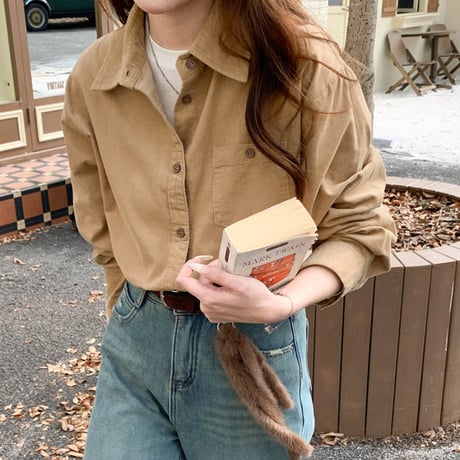 Cotton Corduroy Loose Shirt｜コットンコーデュロイルーズシャツ（2color）　HB1024