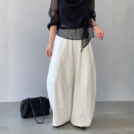 wide curve tuck pants｜ワイドカーブタックパンツ（3color）　HC1034
