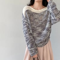 mellow gradient knit｜メローグラデーションニット（2color）　HB1089