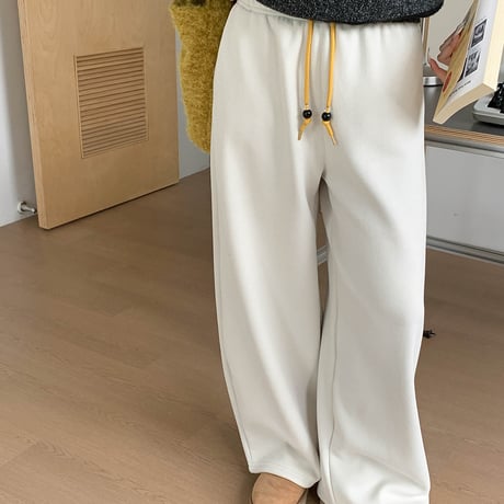 Color Block Fleece Wide Pants｜カラーブロックフリースワイドパンツ（5color）　HC1015