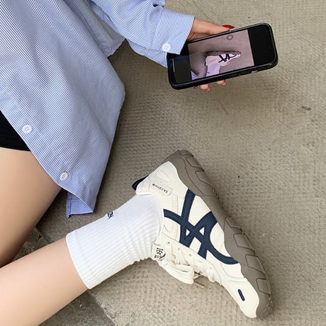 Layered Mesh Dad Sneakers｜レイヤードメッシュダッドスニーカー（2color）　HG1026