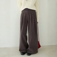 Tuck Wide Pants｜ハイウエストタックワイドパンツ（2color）　HC1031