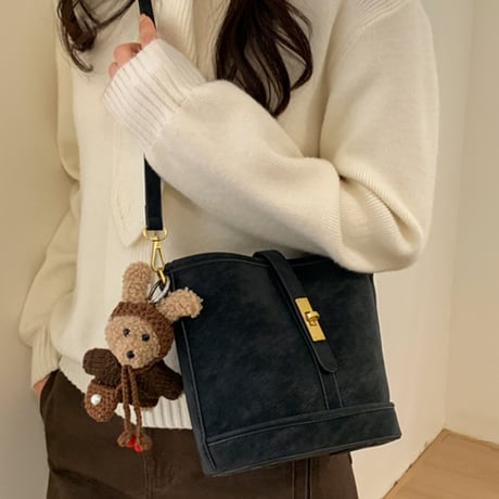 Retro Buckle Hand Bag｜レトロバックルハンドバッグ（4color）　HH1013