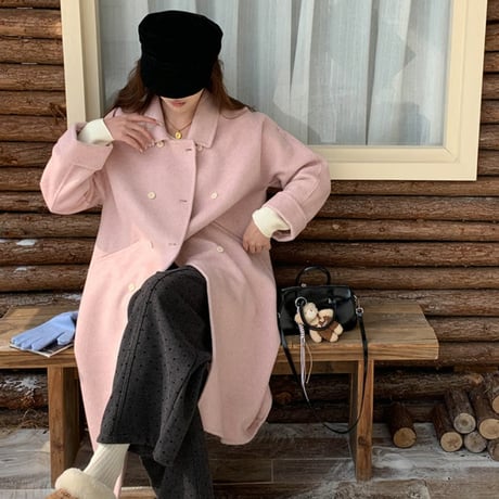 Soft Double Wool Coat｜ソフトダブルウールコート（5color）　HA1003