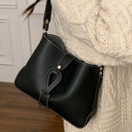 Stitch Bucket Bag｜ソフトステッチバケットバッグ（4color）　HH1031