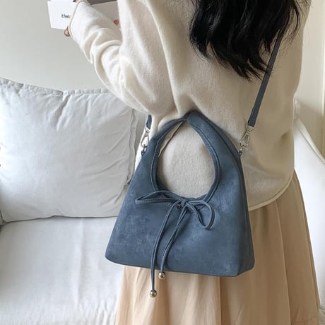 ribbon mini 2way bag｜リボンミニ2wayバッグ（4color）　HH1038