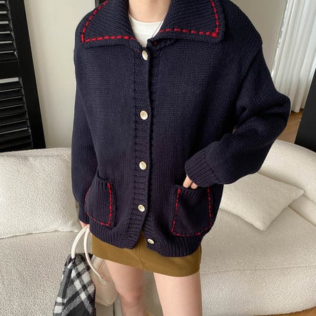 Soft Stitch Knit Cardigan｜ソフトステッチニットカーディガン （3color）　 HA1039