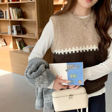 Colorblock Knit Vest｜カラーブロックニットベスト（3color）　HB1025