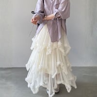 airy tulle frill skirt｜エアリーチュールフリルスカート　HD1023