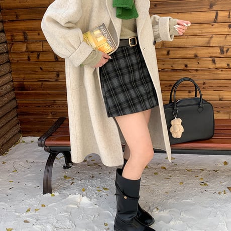 Classic Check Mini Skirt｜クラシックチェックミニスカート（2color）　HD1001