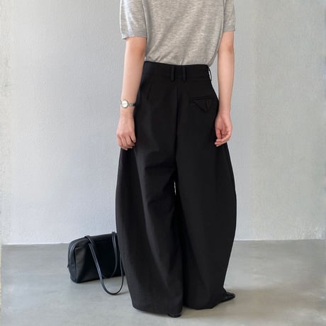 wide curve tuck pants｜ワイドカーブタックパンツ（3color）　HC1034