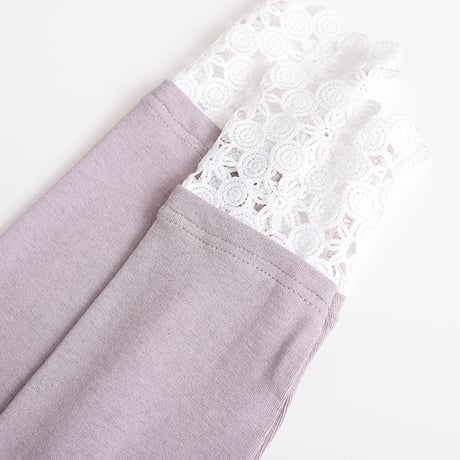 Lace Cuff Asymmetry Top｜レースカフス非対称トップス（4color）　HB1063