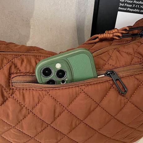 Quilted Soft Shoulder Bag｜キルティングソフトショルダーバッグ（5color）　HH1014