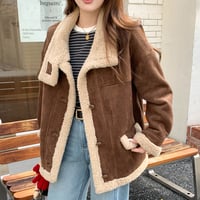 Soft Moka Faux-Fur Jacket｜ソフトモカフェイクファージャケット（2color）　HA1017