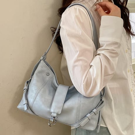 Mellow Zip Shoulder Bag｜メロウジップショルダーバッグ（4color）　HH1034