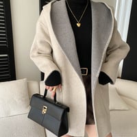 Layered Hood Wool Coat｜レイヤードフードウールミドルコート（5color）　 HA1048