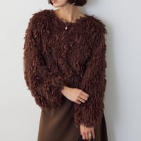 Feather Knit Top｜フェザーヤーンシャギーニットトップス（3color）　HB1067