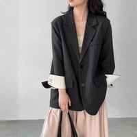 pinstripe tailored jacket｜ピンストライプテーラードジャケット　HA1069