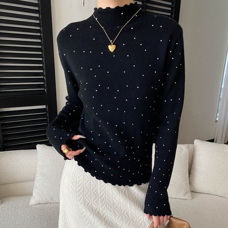 Dot Warm Knit｜ドットウォームニット（4color）　HB1032