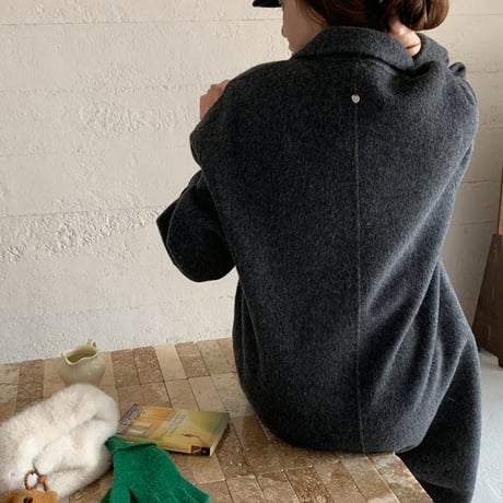 Ribbon Double Wool Coat｜リボンタイダブルウールコート（4color）　HA1004