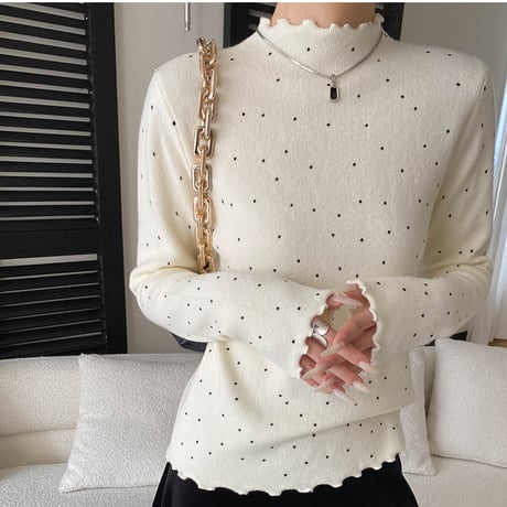 Dot Warm Knit｜ドットウォームニット（4color）　HB1032