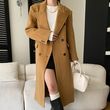 Classic Double Wool Long Coat｜ クラシックダブルウールロングコート　 HA1041