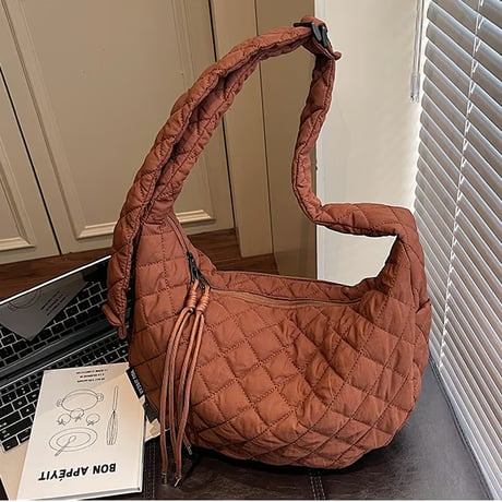 Quilted Soft Shoulder Bag｜キルティングソフトショルダーバッグ（5color）　HH1014