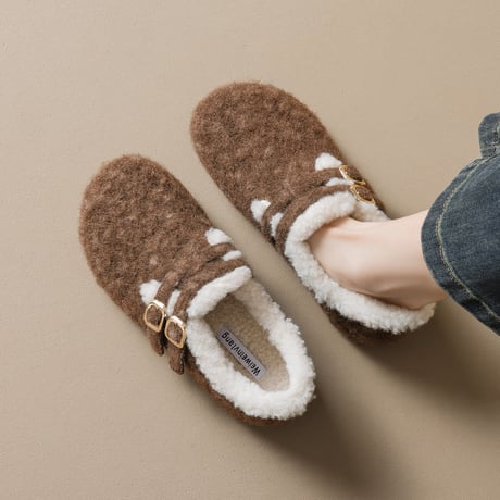 Warm Suede Fur Shoes｜ウォームスエード ファーシューズ（3color）　 HG1003