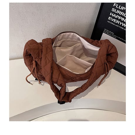 Quilted Soft Shoulder Bag｜キルティングソフトショルダーバッグ（5color）　HH1014