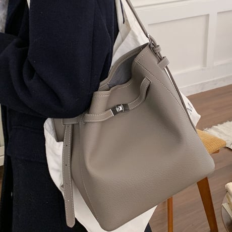Minimal Bucket Shoulder Bag｜ミニマルバケットショルダーバッグ（3color）　 HH1009