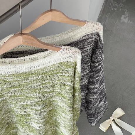 mellow gradient knit｜メローグラデーションニット（2color）　HB1089