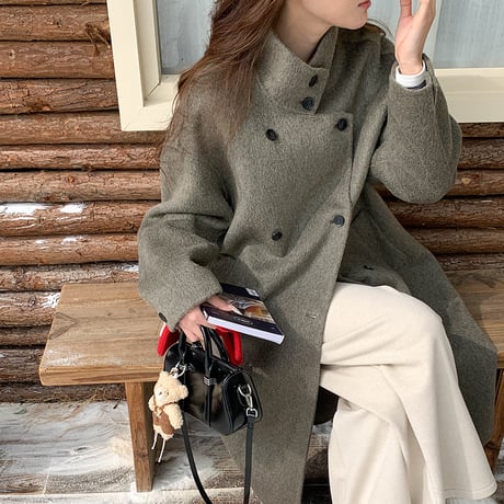 Moonlight Wool Double Coat｜ムーンライトウールダブルコート（3color）　 HA1019