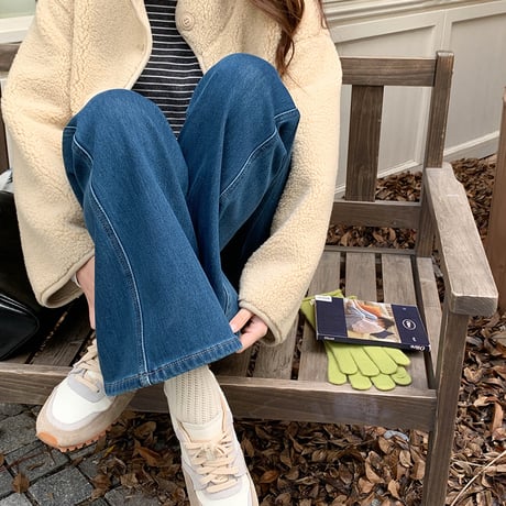 High Waist Flare Denim Pants｜ハイウエストフレアデニムパンツ　HC1010