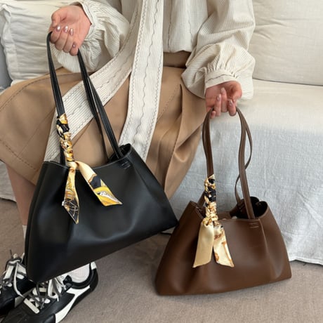 scarf set soft shoulder bag｜スカーフセットソフトショルダーバッグ（4color）　HH1037