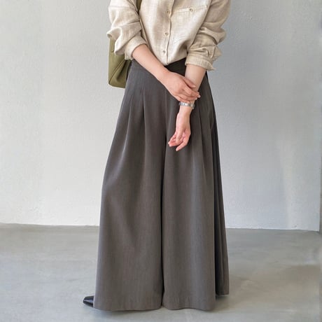 soft flow wide pants｜ソフトフローワイドパンツ（2color）　HC1035