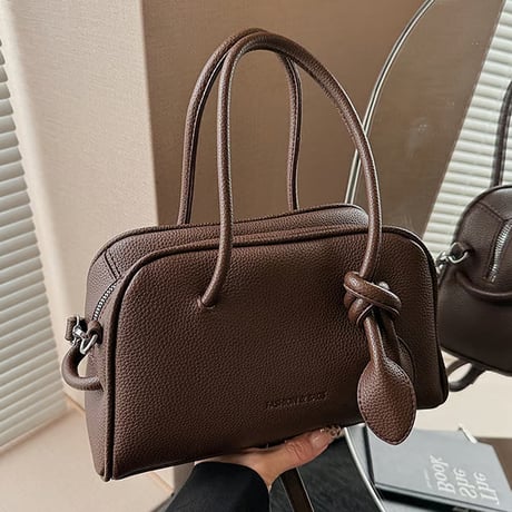 Knot Mini Boston Bag｜ノットデザインミニボストンバッグ（4color）　 HH1002