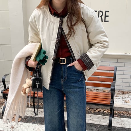 Vintage Check Button Jacket｜ヴィンテージチェックボタンジャケット（3color）　HA1018