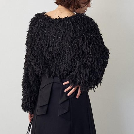 Feather Knit Top｜フェザーヤーンシャギーニットトップス（3color）　HB1067
