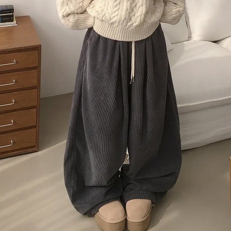Corduroy Easy Pants｜コーデュロイワイドイージーパンツ（6color）　HC1023