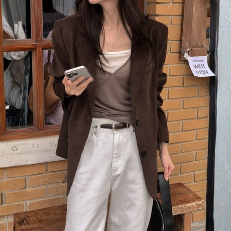 Corduroy Loose Blazer｜コーデュロイルーズブレザー（2color）　HA1067