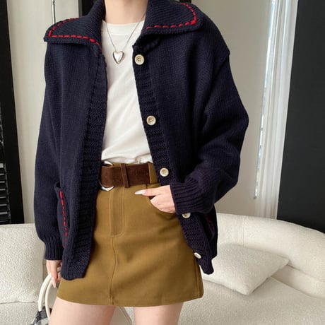 Soft Stitch Knit Cardigan｜ソフトステッチニットカーディガン （3color）　 HA1039
