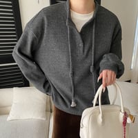 Fleece Henley Top｜フリースヘンリーネックトップス（2color）　HB1028