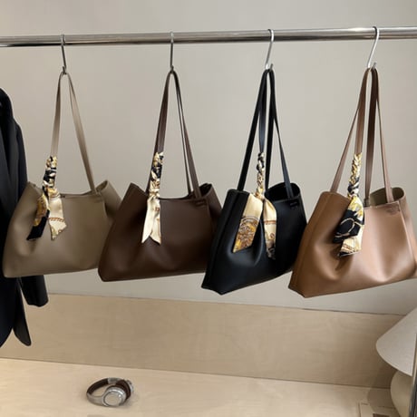 scarf set soft shoulder bag｜スカーフセットソフトショルダーバッグ（4color）　HH1037