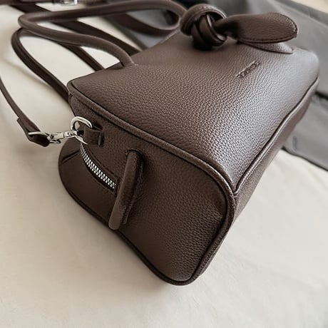 Knot Mini Boston Bag｜ノットデザインミニボストンバッグ（4color）　 HH1002