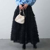 Soft Tulle Layered Skirt｜ソフトチュールティアードスカート（2color）　HD1020