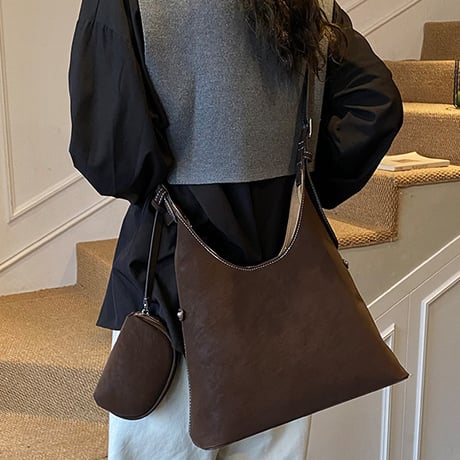 Curve Bucket Bag｜カーブバケットショルダーバッグ（3color）　 HH1011