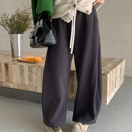 Warm Relax Wide Pants｜裏起毛リラックスワイドパンツ（9color）　HC1016