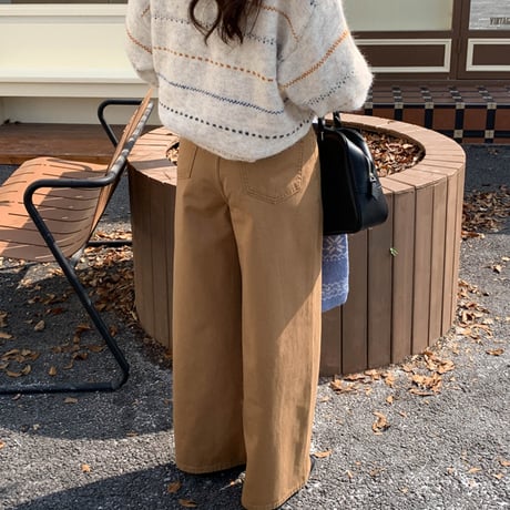 Wide Cotton Pants｜ワイドコットンパンツ　HC1015