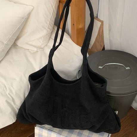 Soft Suede Logo Tote Bag｜ソフトスエードロゴトートバッグ（4color）　 HH1008